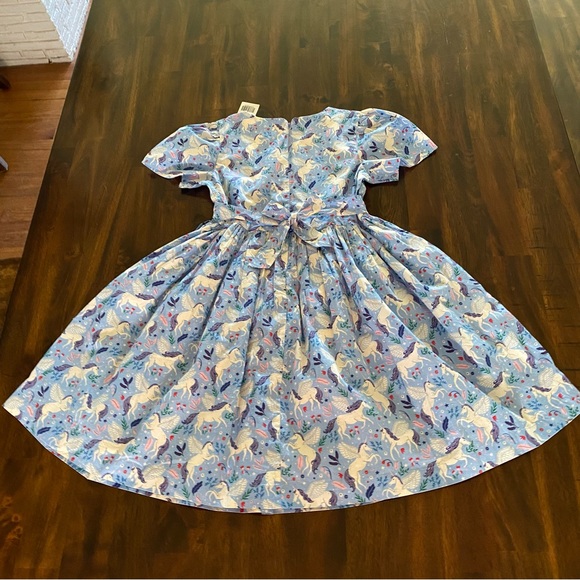 Mini Boden Unicorn Bow Party Dress - Picture 9 of 12